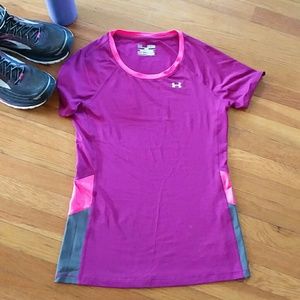 Purple running shirt